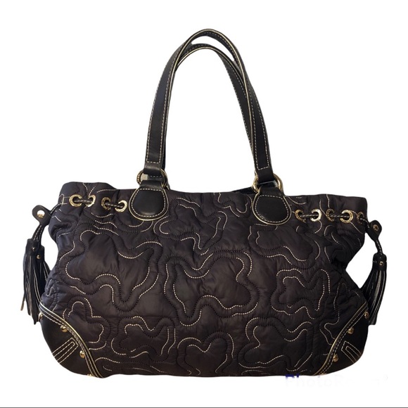 TOUS Quilted Tassel Hobo Handbag 🧸 - Picture 1 of 17